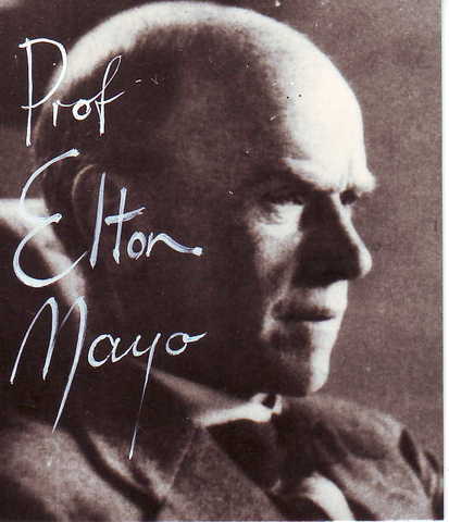 George Elton Mayo (1880-1949) – Escuela de las relaciones humanas
