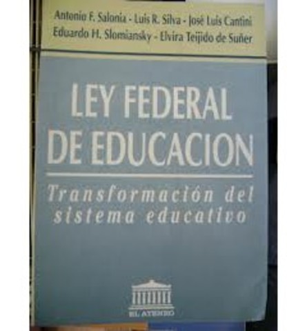 Ley Federal de la Educacion