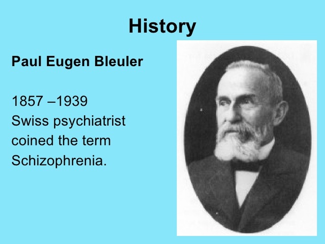Eugen Bleuler Trends