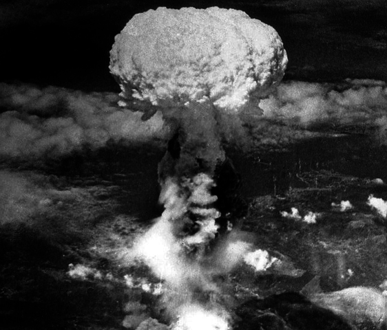 The first bomb on Hiroshima