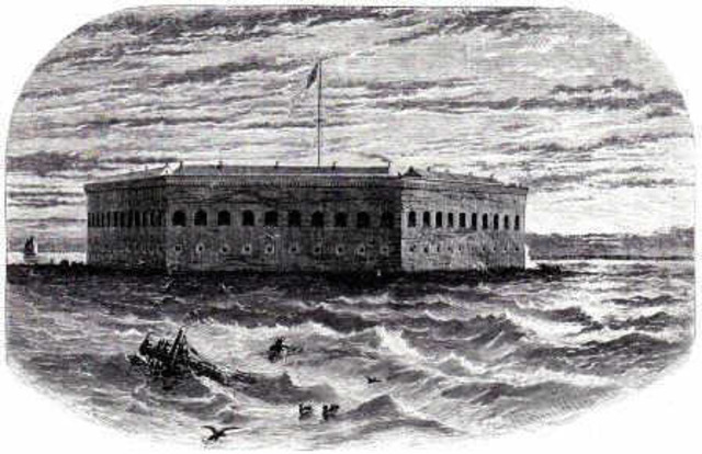 The Battle of Fort Sumter Begins