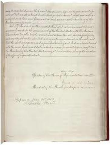 The Kansas Nebraska act was passed