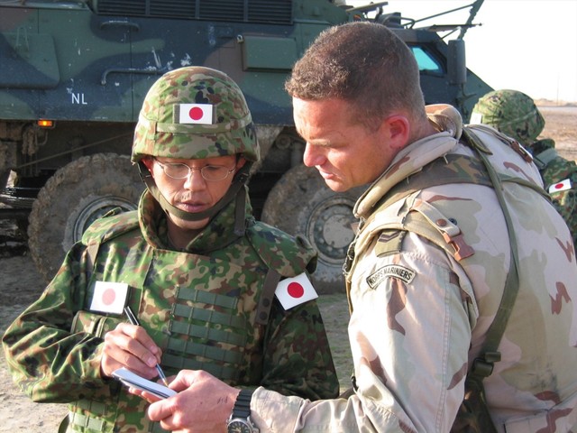 Japanese soldiers sent to Iraq