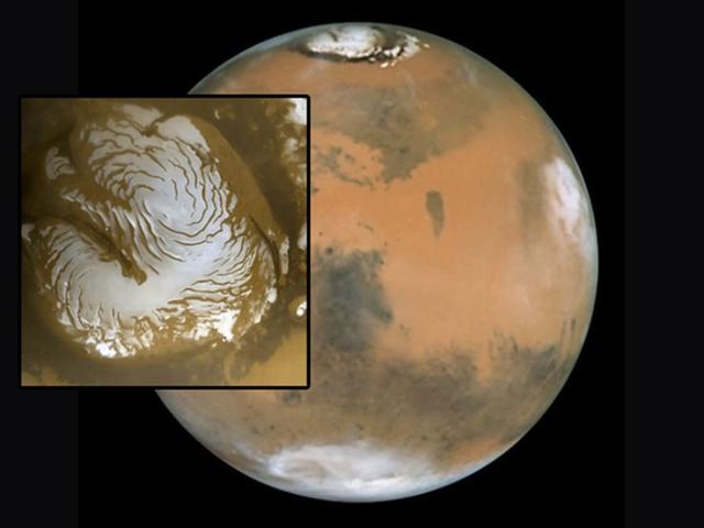 ENCUENTRAN AGUA EN MARTE