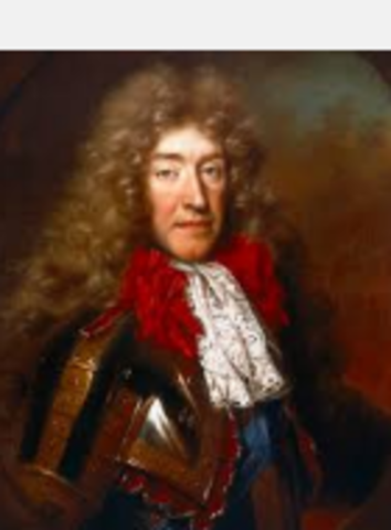 James II was given the throne in England