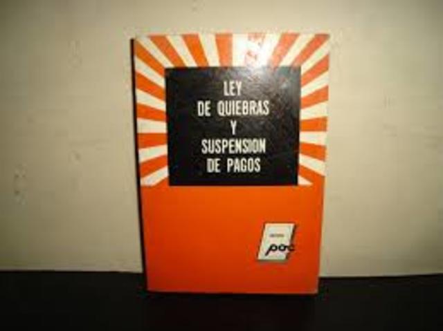 LEY DE QUIEBRAS Y SUSPENCION DE PAGOS.