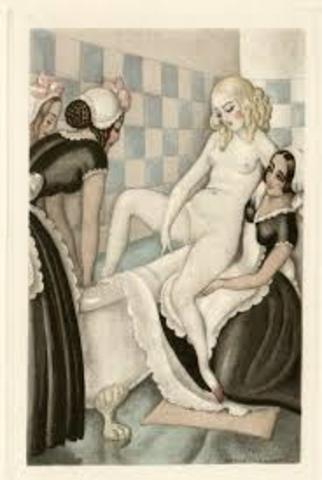 "Lili in the shower"