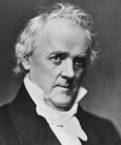 James Buchanan Sworn into Office
