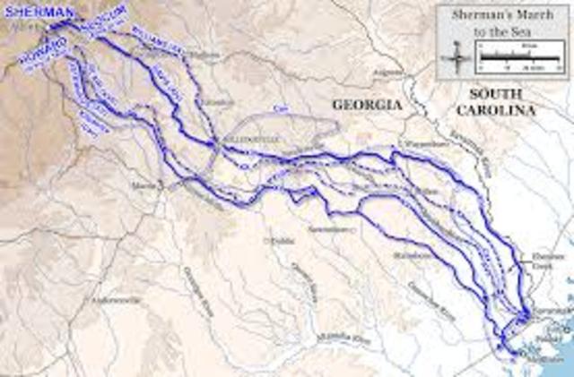 Sherman's March at Sea