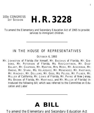 Emergency Immigration Education Act