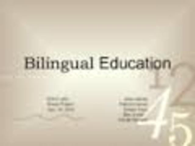 Bilingual Education Act