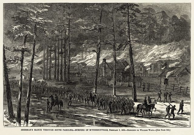 Sherman's March Into the sea Begins