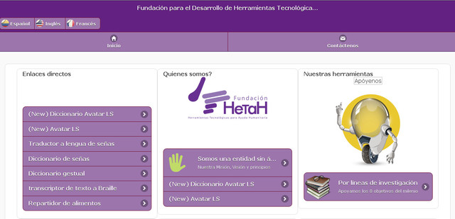 Traductor de lenguaje de señas para sordos