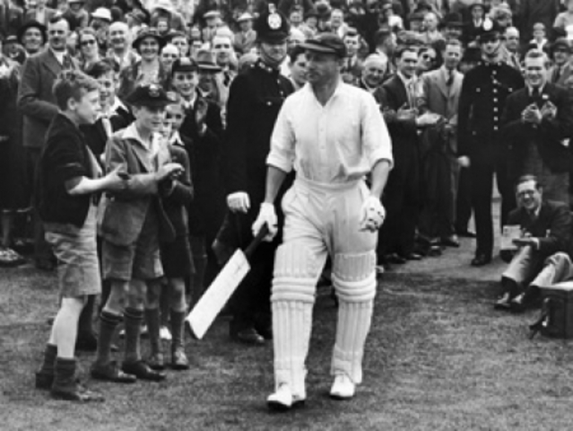 knighted  for services in cricket