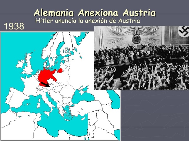 Alemania se anexiona Austria