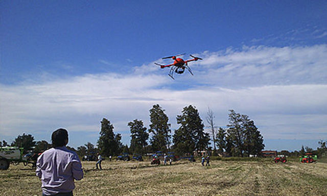 Drones agricultores.