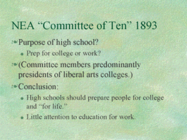 The Committee of Ten