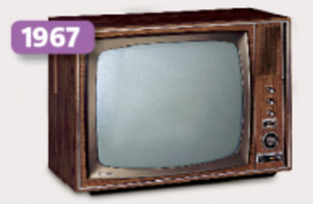 Primera televisión en color