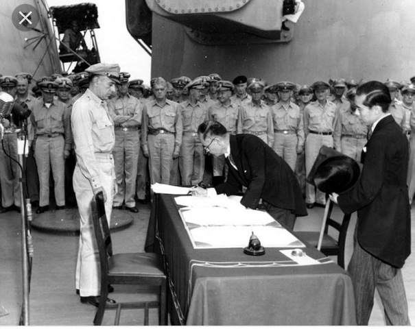 Japan surrenders