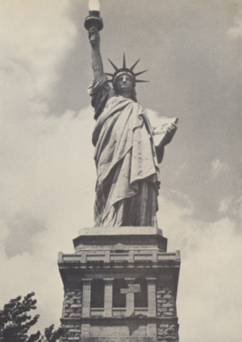 Statue of Liberty is dedicated