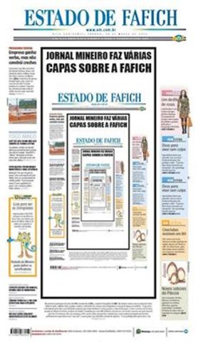 Criação do jornal satírico "Estado de Fafich"