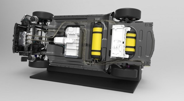 Llegada de los carros con hidrógeno