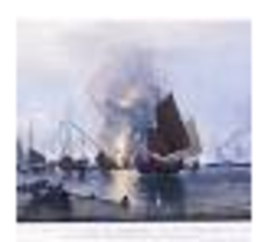 Opium War begins