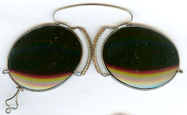 Spectacles that grasp on to the nose