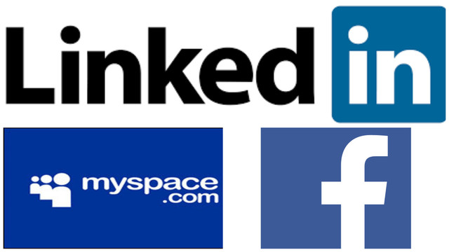MySpace, Linkedin y Facebook