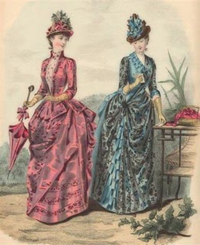 Vestimenta femenina Siglo XIX