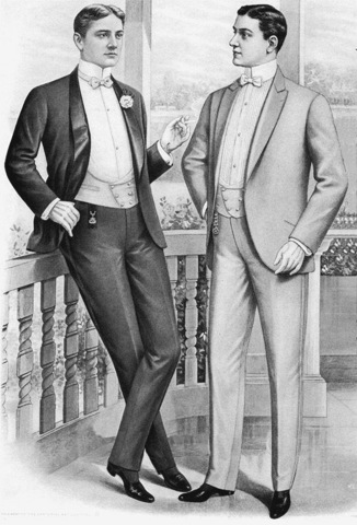 Vestimenta masculina Siglo XX