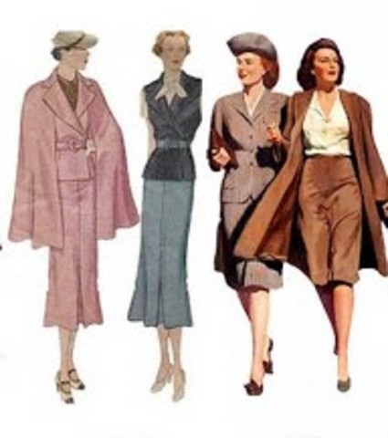 Vestimenta femenina Siglo XX