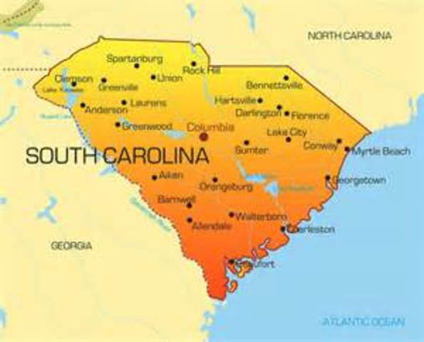 South Carolina seceded from the Union