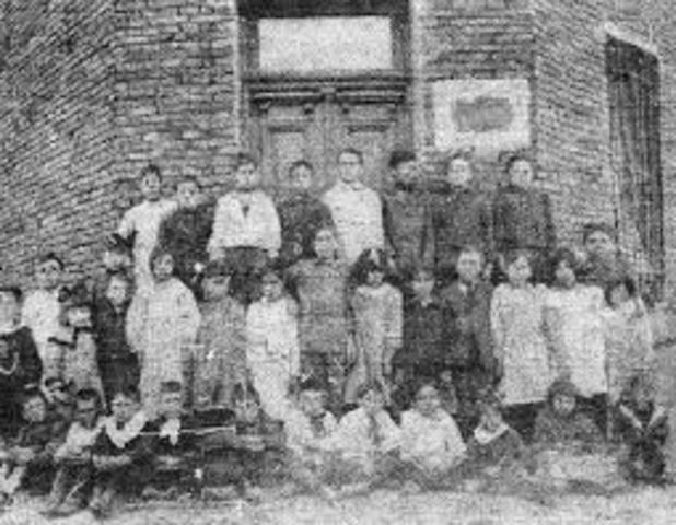 Sus inicios educativos