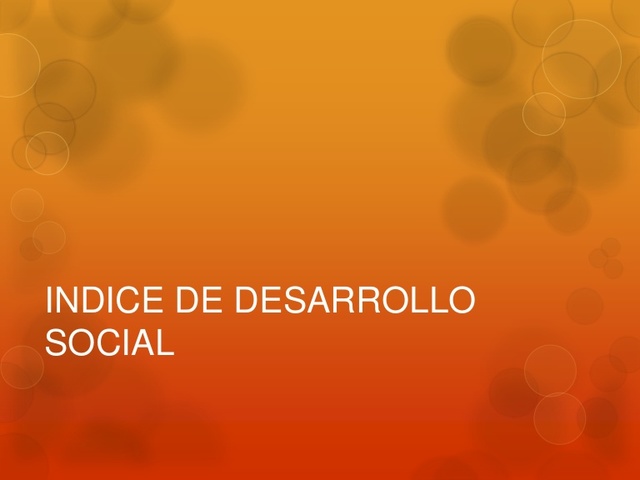 Indice social