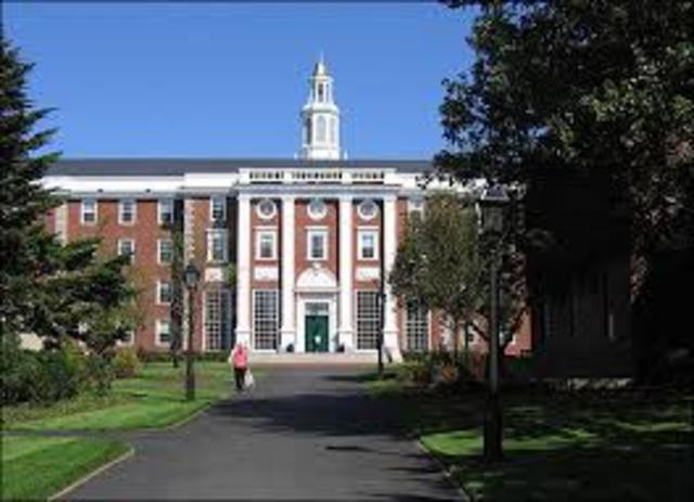 Harvard College was founded