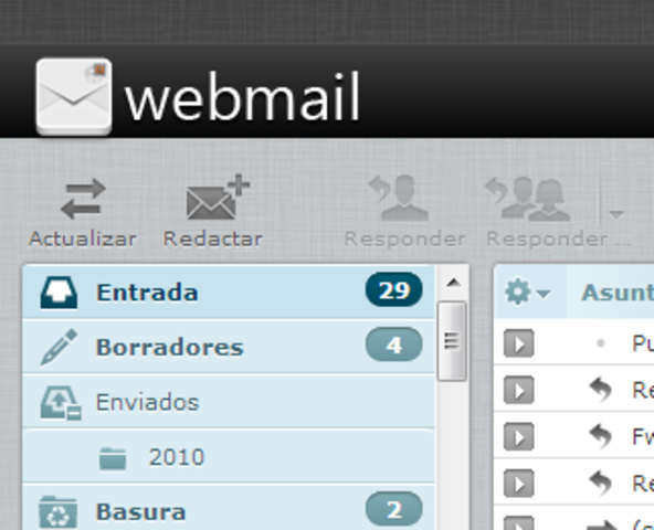 Llega el Web Mail