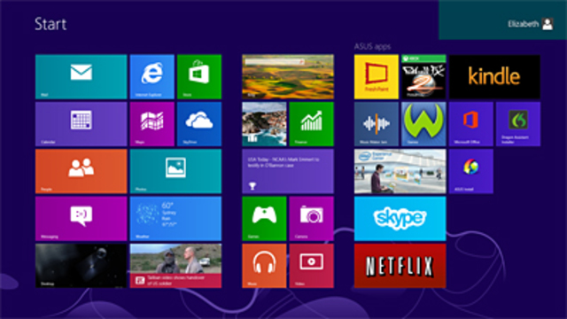La actualización de windows a windows 8