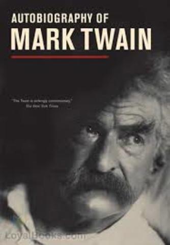 Mark twain published ``Chapters from My Autobiography´´.
