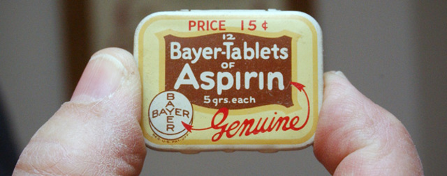 Aparecen las aspirinas