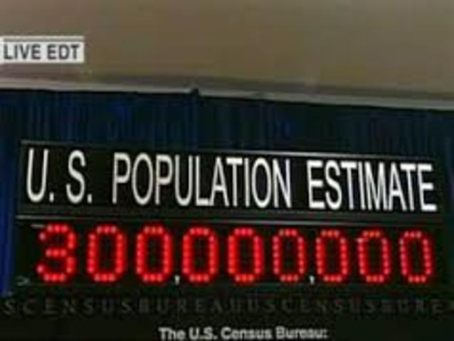 US Population Hits 300 Million