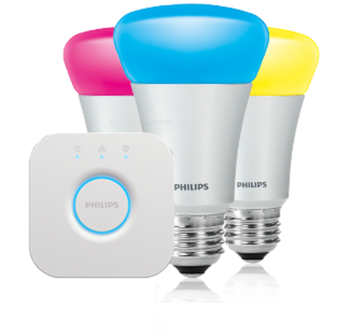 Philips Hue White and Color Wireless Ambiance Starter Kit A19 E26