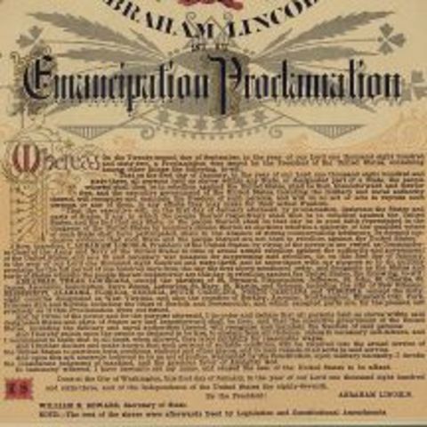 The Emancipation Proclamation