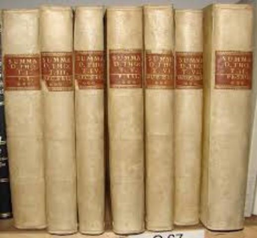 Thomas Aquinas Concludes His Word on Summa Theologiae