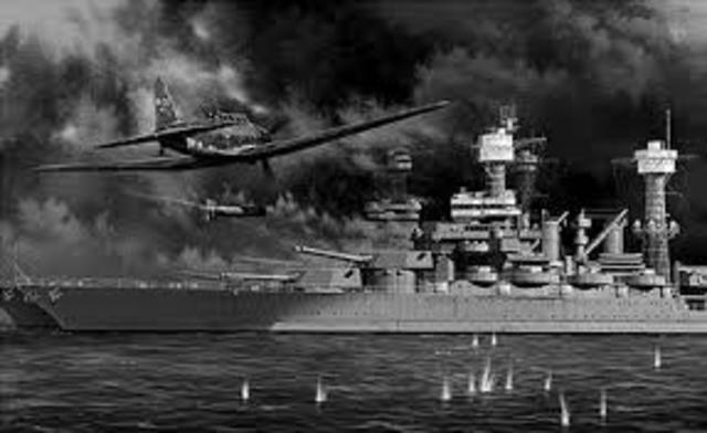 Japanese planes attacked the U.S. Naval base killing over 2,300 Americans
