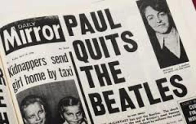 The Beatles Break Up