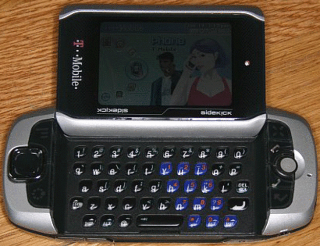 T-MOBILE Sidekick- Noveno celular de la Historia
