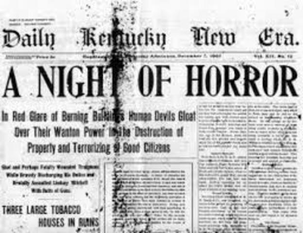 Black deputy killed by Nightriders