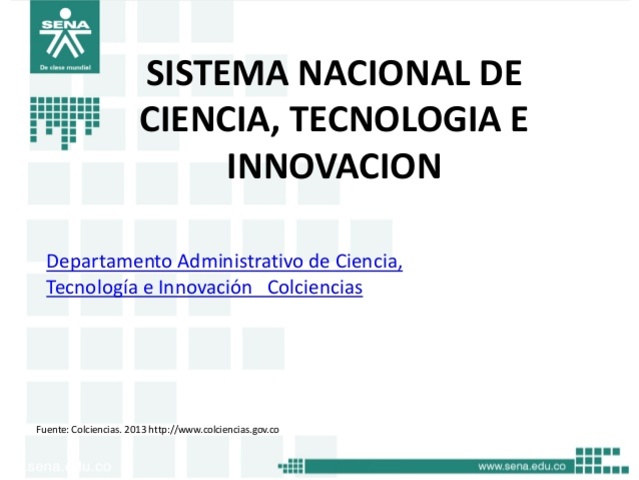 Creación del sistema nacional de innovación