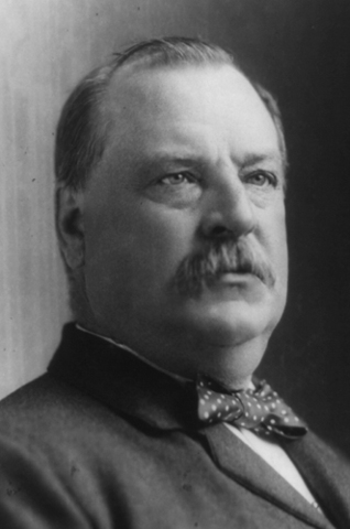 Grover Cleveland is elected president